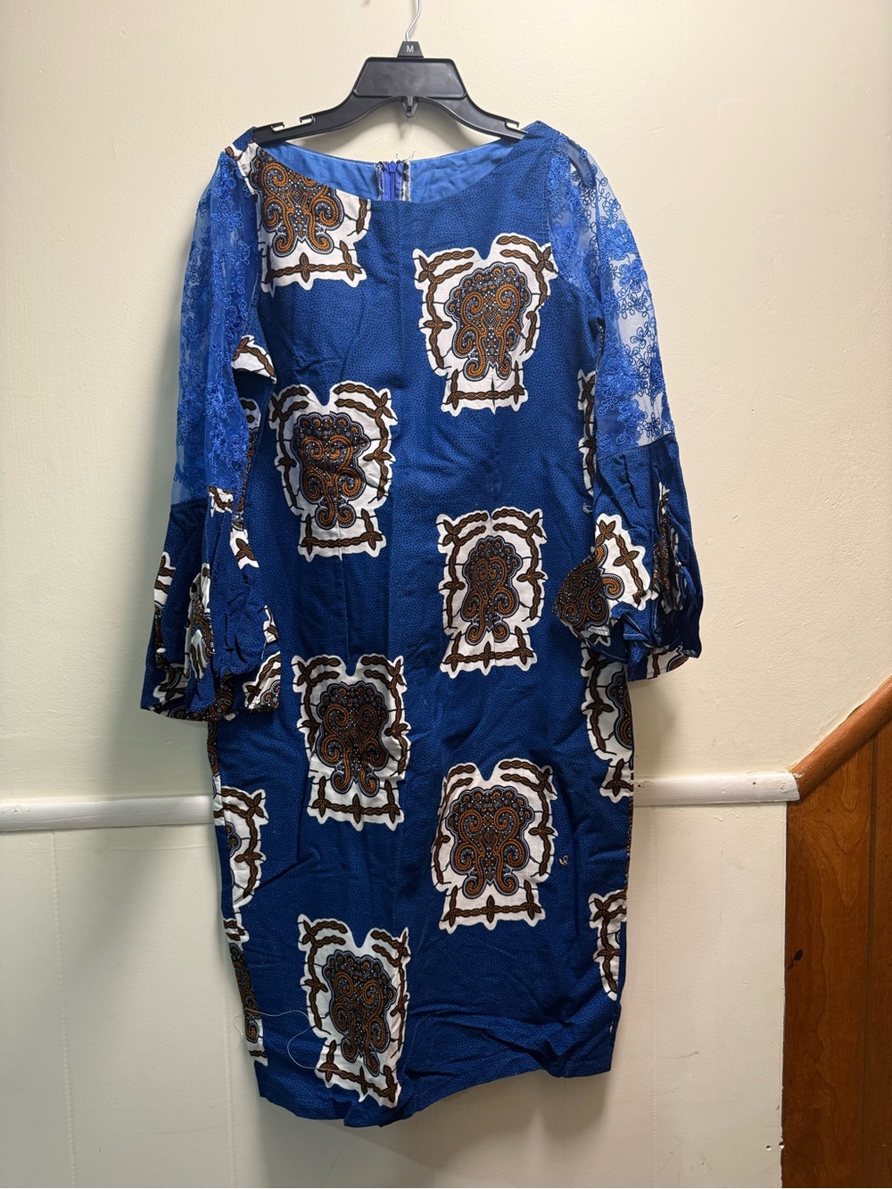 Blue Printed Women's Dress